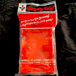 Vintage Playing Cards canasta tray